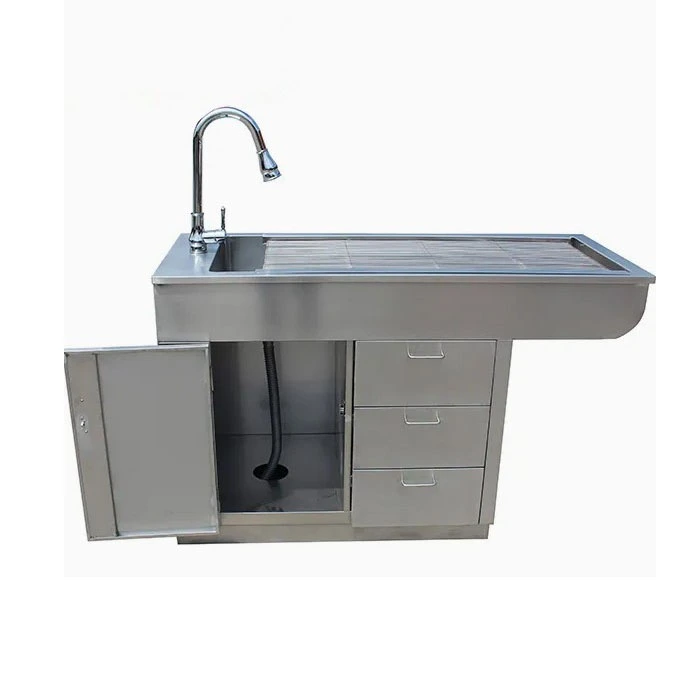 पशुवैद्यकीय क्लिनिक पाळीव प्राणी ग्रूमिंग टेबल